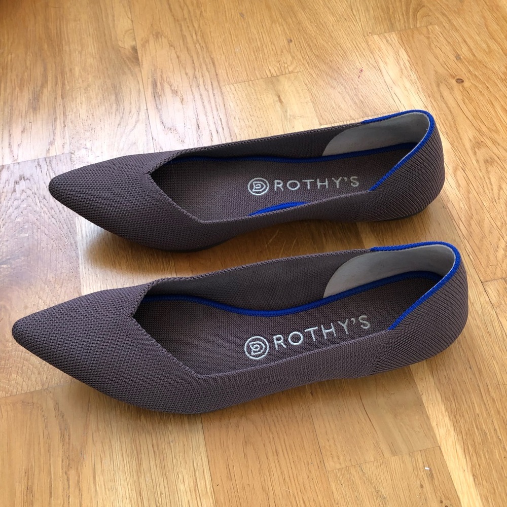 Rothy’s the Point flats - Mink size 9
